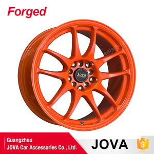 Forjado personalizado 10 rayo rojo <span class=keywords><strong>llantas</strong></span> de aleación de aluminio carreras - Product Image 4