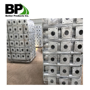 الساخنة انخفض أنابيب الصلب المجلفن الشمعات - Product Image 3