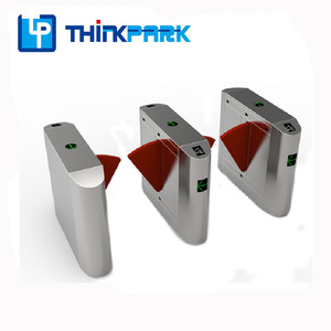 Rfid kiểm soát truy cập ESD turnstile Flap Barrier Gate cho nhà máy và lễ hội âm nhạc tổ chức sự kiện - Product Image 3