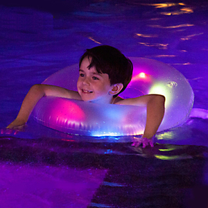Hồ bơi đồ chơi dẫn ánh sáng, vòng nổi, bên mới lạ - Product Image 5