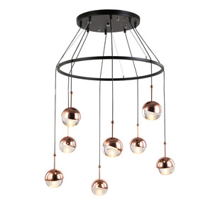 <span class=keywords><strong>Villa</strong></span> Restaurant Belle Lustre Moderne G4 Éclairage Acrylique Boules Pendentif Lampe de <span class=keywords><strong>La</strong></span> Chine - Product Image 5