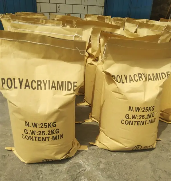 סין מפעל מחיר אניון Polyacrylamide PAM flocculanting באופן חלקי hydrolised polyacrylamide אבקת Flocculants