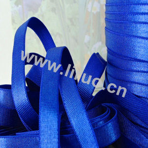 3/8 "đầy màu sắc sang trọng satin Nylon Áo ngực đàn hồi Webbing - Product Image 4