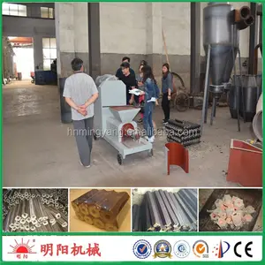 Mingyang कारखाने की आपूर्ति आग प्रवेश चूरा लकड़ी ईट बनाने की मशीन की कीमत