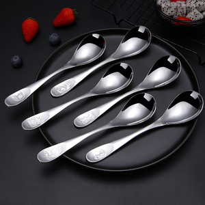 Cuchara china del zodiaco de acero inoxidable, degustación de cena gruesa, regalo de recuerdo - Product Image 4