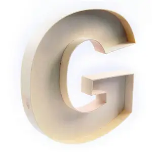 ทิ้งไม้ถาดจดหมาย G ตัวอักษร