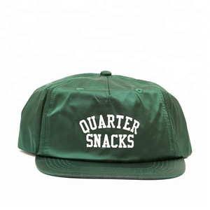 Erwachsene 100% Poly Unisex Custom Nylon Unstrukturierte <span class=keywords><strong>5</strong></span> <span class=keywords><strong>Panel</strong></span> Snapback Hut mit Stickerei Logo - Product Image 4