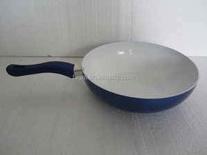 Wok antiaderente de alumínio com tampa de vidro - Product Image 5