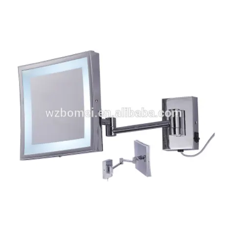 ingrandimento 3x singolo lato ingrosso parete specchio cosmetico con luce a led