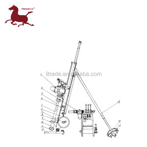 Macchina per Perforazione di Pietre TJKS-seris per Cave, Trivella per Fori Profondi - Product Image 3