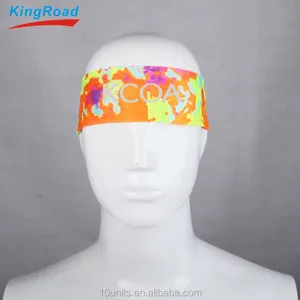 Custom bandana high quality dry-fit cooling toweling exercise elastic sports head band wholesale