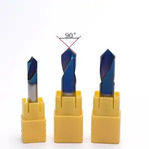 5% discount high efficiency CNC tools cut milling cutter drill bits HRC65 solid carbide 90 degree milling cutter point Drill