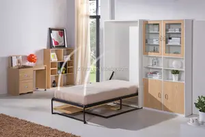 الإبداعية الذكية الأثاث مع رف الكتب و طاولة مكتبية ، الذكية جدار سرير الأثاث