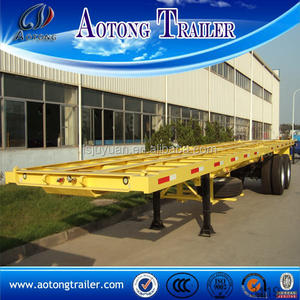 Esqueleto de <span class=keywords><strong>transporte</strong></span> de <span class=keywords><strong>contenedores</strong></span> de tipo 20-53FT lateral opcional de ruedas remolque - Product Image 4