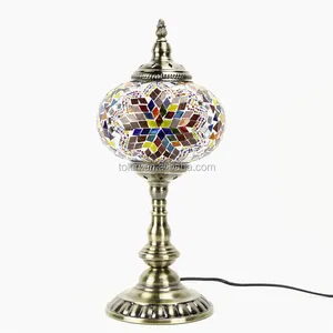 Tokin-Verlichting (TC1L04) Handgemaakte Mozaïek Art Turkse Led Tafellampen