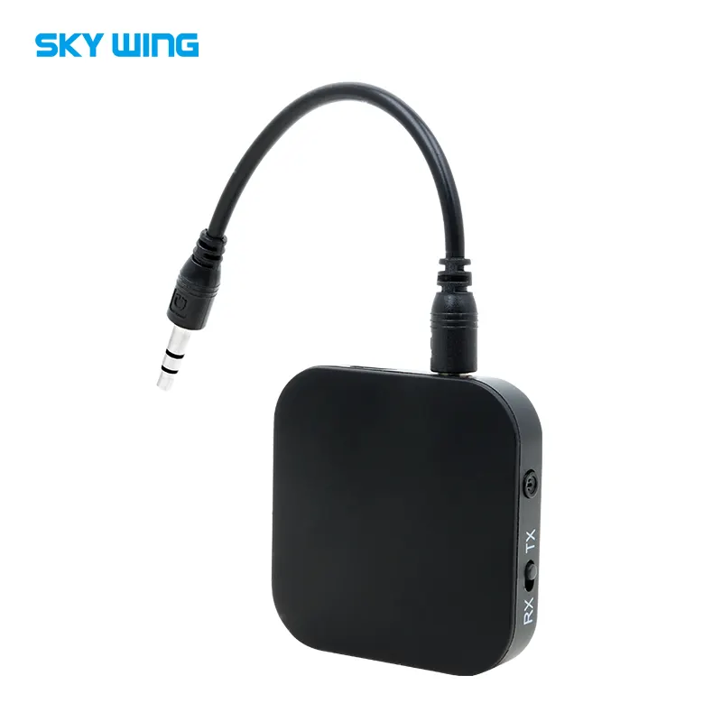 Wireless Audio Adapter 3,5mm Stereo Jack Aux Stecker für Auto Lautsprecher Bluetooth 5,0 Sender Empfänger 2 in 1 TV dongle aptX ll