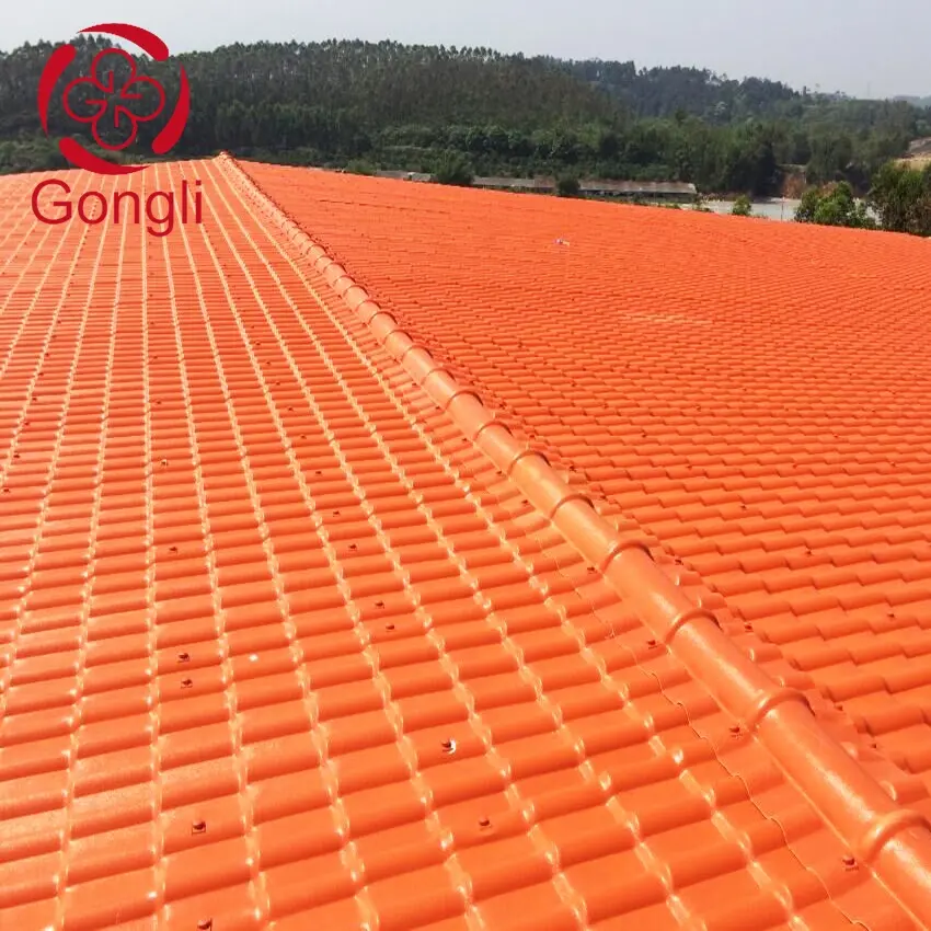 Korrosions beständige Kunststoff-Dachziegel-Abdichtung platten Dachbahn für Villa