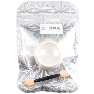 Nouveauté <span class=keywords><strong>Poudre</strong></span> à ongles <span class=keywords><strong>effet</strong></span> miroir Aurora néon Pigment nacré <span class=keywords><strong>effet</strong></span> coquille de sirène pour vernis à ongles gel - Product Image 6