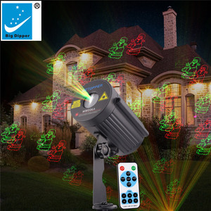 Navidad luces láser proyector al aire libre impermeable <span class=keywords><strong>R</strong></span> & G de luz láser espectáculo estrella - Product Image 4