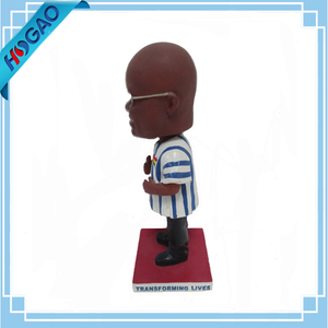 Le Président de Ghana nana akufo-addo résine tableau de bord bobble head poupées corps figurines - Product Image 4