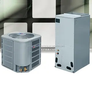 Top discharge condensing unit with air handler unit