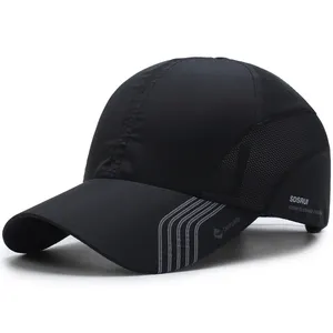 Goedkope Outdoor Hardloopsport Sneldrogende Cap Groothandel Sport Golf Cap Voor Man