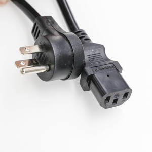 3 शूल अमेरिका एसी शक्ति कॉर्ड IEC320 C19 C20 करने के लिए विस्तार केबल 12 AWG 20A 250V ग्रीन भारी शुल्क सर्वर के लिए - Product Image 3