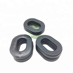 David <span class=keywords><strong>Clarks</strong></span>-almohadillas para la oreja de cuero, repuesto para la reparación de auriculares de piloto - Product Image 1