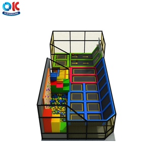 Bien parque comercial patio interior trampolín parque con fosa de espuma baloncesto Slam <span class=keywords><strong>Dunk</strong></span> aro - Product Image 2