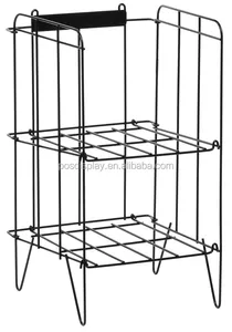 Metal Spinner Display Rack For Cutlery Rotatable Display Stand For Hanging Forks And Knives