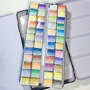 Usine Offre Spéciale Professionnel 48 Solider Aquarelle Peinture Ensemble Multicolore peintures - Product Image 3