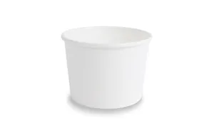 Ciotola monouso da asporto monouso per zuppa di carta contenitore per gelato ciotola di carta tazze per minestra ciotola con coperchio