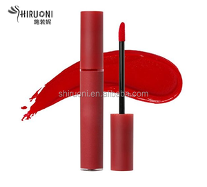 Makeup Matte Velvet Lip s Sexy Nude Pigment Lipstick liquid lip gloss private label - Product Image 4