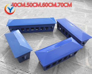 Mangeoire d'eau automatique en plastique pour pigeons Mangeoire et abreuvoir pour oiseaux longs Mangeoires trous pour poulets - Product Image 6