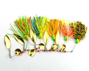 דיג ספינר פתיונות בס Crankbait פיתיון להתמודד עם כננת וו ספינר Spinnerbait פייק בס 17G - Product Image 6