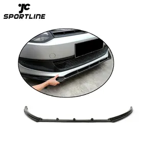 R Style Car Carbon Front Bumper Lip Spoiler for VW POLO 6 2011