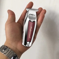 CHJ-1710 en İyi kalite profesyonel saç makasları ve akülü saç düzelticiler elektrikli siyah saç tıraş makinesi