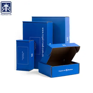 Chuyên nghiệp tùy chỉnh in ấn hấp dẫn Trắng sóng Hội Đồng Quản Trị Vận chuyển carton với dập nổi & Matt cán - Product Image 1