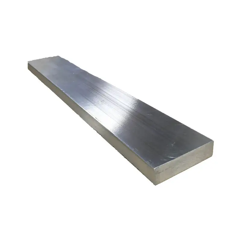Profilo di estrusione di alluminio 6063 T5 barra piatta in alluminio spesso Stock barra lucidata Standard composito rettangolare 50 su 100 Mm 35 99%