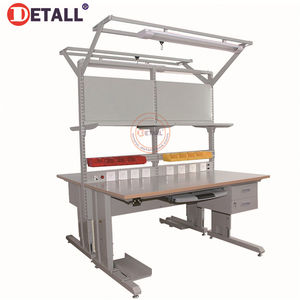 Banc de travail industriel Detall, mobilier modulaire, table d'atelier pour <span class=keywords><strong>technicien</strong></span> - Product Image 6
