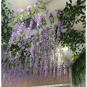 ดอกวิสทีเรียสีขาวประดิษฐ์สำหรับตกแต่งหน้าต่างงานแต่งงาน ขายส่ง รุ่น F-1392 - Product Image 6