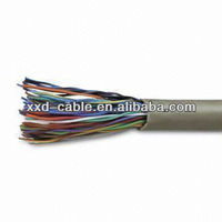Câble réseau Cat6 UTP RJ45 de longueur personnalisée, 25 paires de paires torsadées, câble téléphonique 50 cœurs, type de cordon Cat 3, câbles de communication