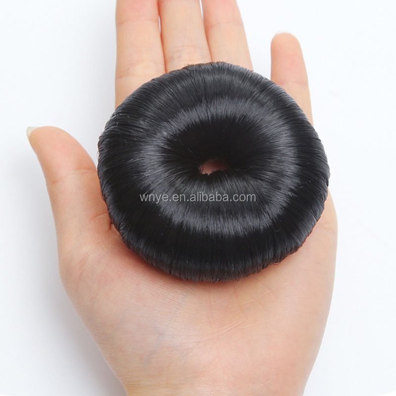 Оптовая продажа с завода, синтетический парик, эластичные пончики для волос для салона