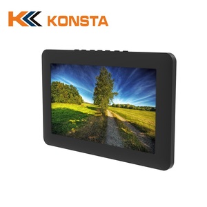 Téléviseur numérique portable LED à écran plat HD QLED 12V Leadstar <span class=keywords><strong>Camping</strong></span>, petit téléviseur LCD avec tuner numérique, radio FM, batterie - Product Image 6