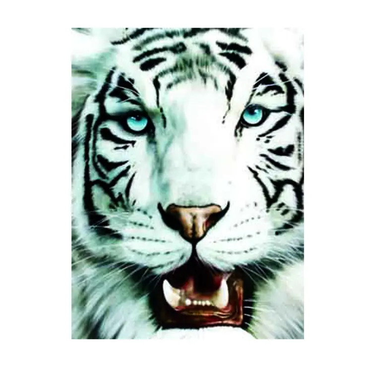 Galería de Arte de tigre blanco 3d imagen de animación