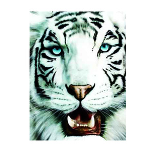 <span class=keywords><strong>Cuadro</strong></span> Decorativo <span class=keywords><strong>de</strong></span> Galería <span class=keywords><strong>de</strong></span> Arte, Tigre Blanco, Imagen Animada en 3D - Product Image 1