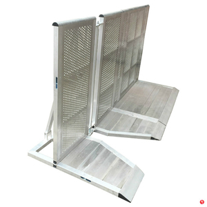 Barrière pliante en aluminium de collision de contrôle de foule de concert d'événement extérieur pour la barrière de rafale de sécurité routière