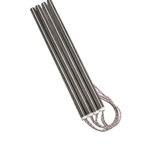 Tubular heating element cartridge heater for plastic package sealing industrial heater