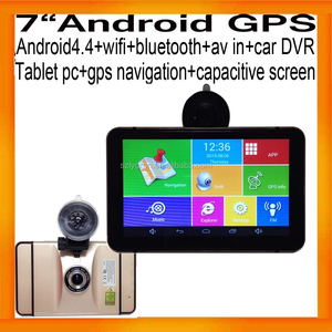 Lo nuevo 7 pulgadas HD capacitiva Android de navegación GPS con FHD 1080 P del coche DVR WIFI AV Bluetooth 512 mb 8 GB - Product Image 3