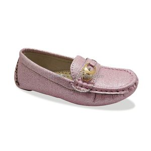 AliBaba <span class=keywords><strong>en</strong></span> línea diseñe su propia ligero Girls pu zapatos mocasines casual - Product Image 1
